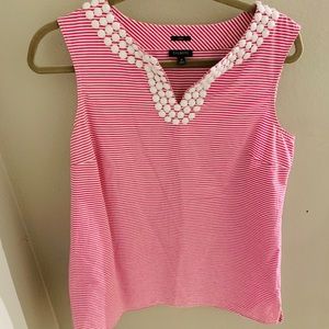 Talbots size 10 blouse striped